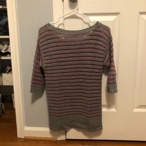 Pink Gray sweater